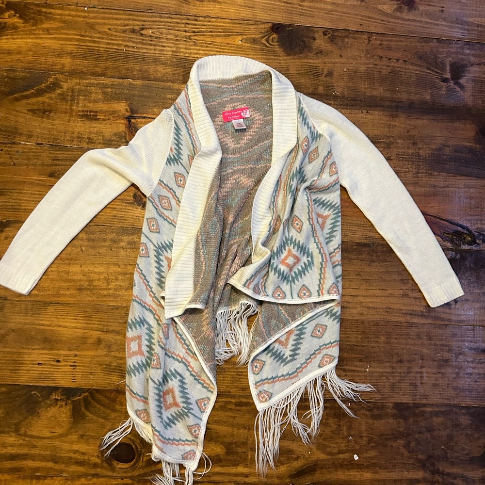 Multi color shall size youth medium I believe alley and gabby by 212ny